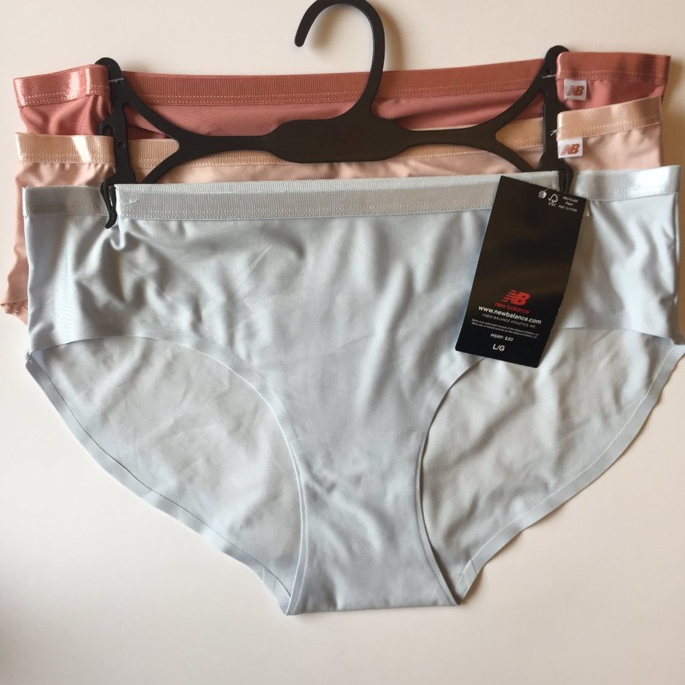 New Balance Briefs Panties 3-Pack Women's Size L